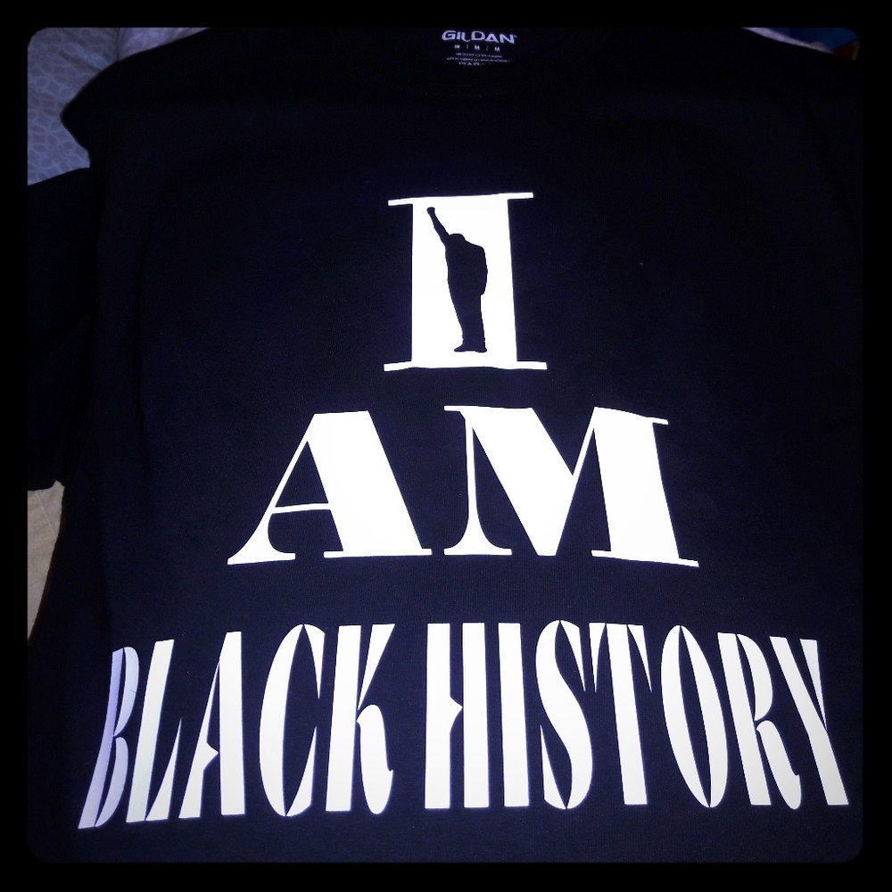 Custom Vinyl Black History Month T shirts